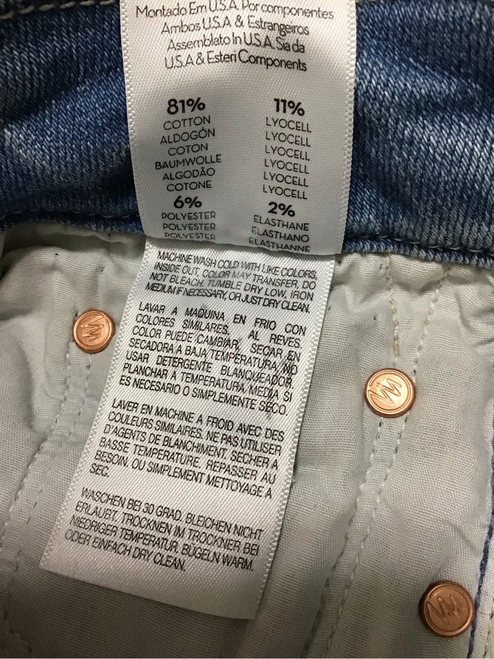 MOTHER High Waisted Looker Ankle Fray in Au Revoir Size 26. - Picture 10 of 11